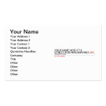 Your Name moeletji Street poshka(lamivano)  Business Cards