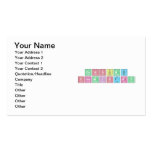 Consumer
 Chemistry  Business Cards