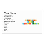 Periodic
 Table
 Writer eldin  Business Cards