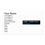 abbey wood boys   Business Cards
