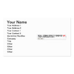 Real Izoski street forever  Business Cards