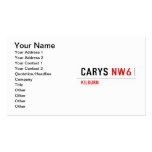 CARYS  Business Cards