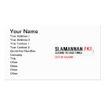 Slamannan  Business Cards