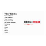 BUCAKLI  Business Cards