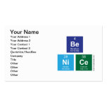 Be
 NiCe  Business Cards