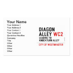 Diagon  Alley  Business Cards