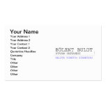 BÜLENT BULUT  Business Cards
