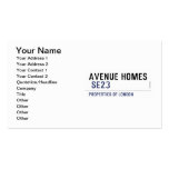 Avenue Homes   Business Cards