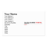 tu LISTA DE libros  Business Cards