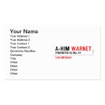 A-HIM  Business Cards