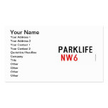 PARKLIFE   Business Cards