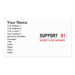 Support   Business Cards