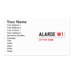 Alarde  Business Cards