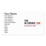 The  In-Crowd  Business Cards