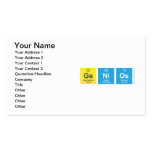 genios  Business Cards