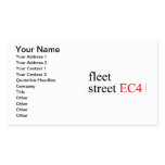 fleet  street  Business Cards