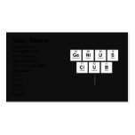 GENIUS
 CLUB
   Business Cards