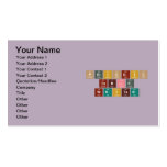 Periodic
 Table
 Writer  Business Cards
