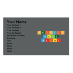 Periodic
 Table
 Writer  Business Cards