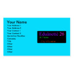 Eduånettè  Business Cards