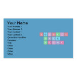 Periodic
 Table
 Writer  Business Cards