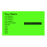 Sherlock  Business Cards