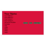 OUT OF OFFICE  Business Cards