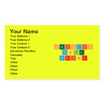 Periodic
 Table
 Writer  Business Cards