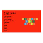 Periodic
 Table
 Writer  Business Cards