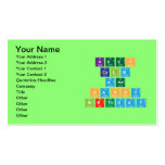 KEEP
 CALM
 AND
 HAPPY
 BIRTHDAY  Business Cards