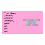 Periodic
 Table
 Writer  Business Cards