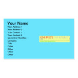 one piece  Business Cards