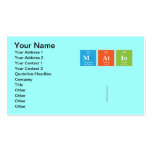 MATIN
 
   Business Cards
