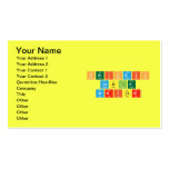 Periodic
 Table
 Writer  Business Cards