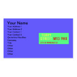  terry Street  Business Cards