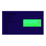 Capri Mickens  Swagg Street  Business Cards
