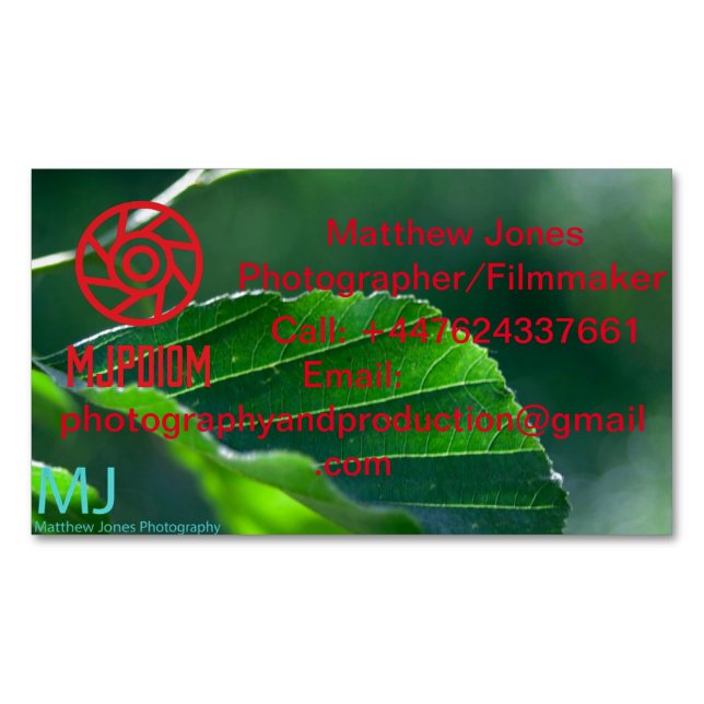 Business cards (Front)