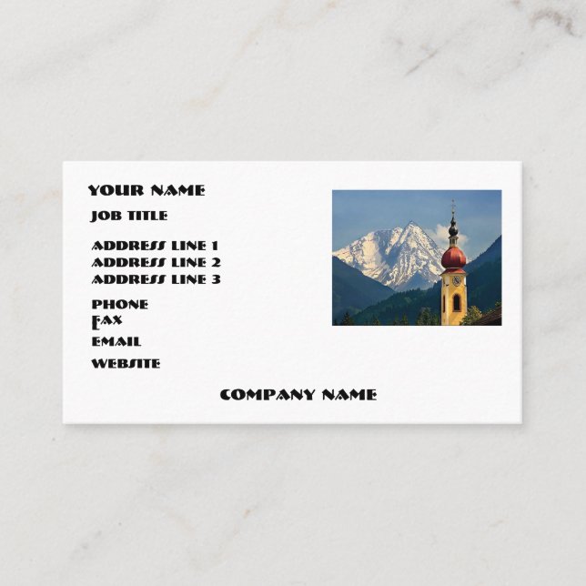 BUSINESS CARDS (Front)