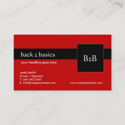 Customizable Business Cards - B2B