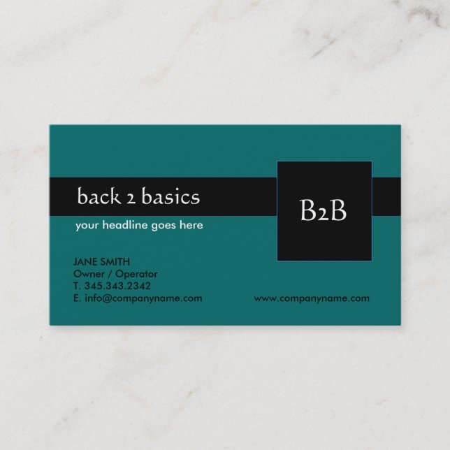 Business Cards - B2B (Front)