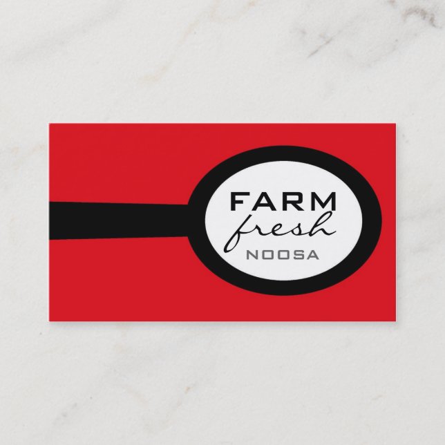 business cards > big spoon [red : black] (Front)
