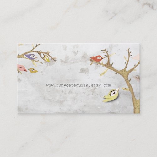 Business Cards Birds in a Tree