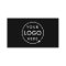 Business Cards | Black Minimalist Custom Logo Card