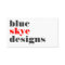 business cards > blue skye  [red : charcoal]