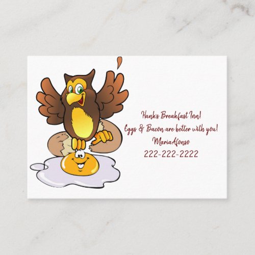 Business Cards Breakfast Bakery Business Cards