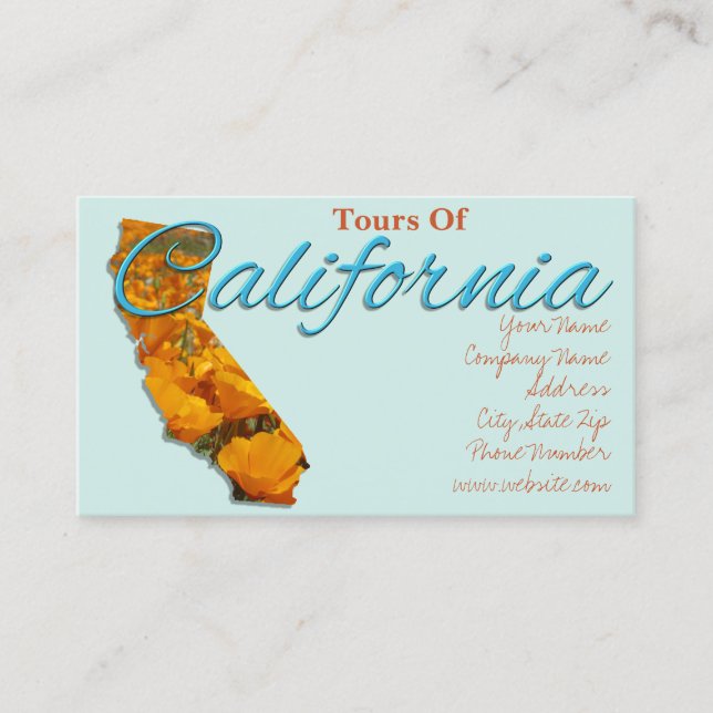 Business Cards - CALIFORNIA (Front)