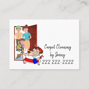 Business Cards, Carpet Cleaning Business Card