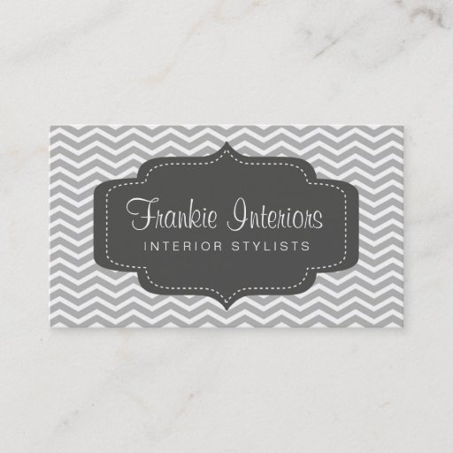 Customizable business cards > chevron2 [charcoal:grey]
