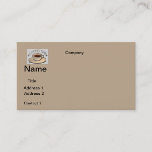BUSINESS cards  COFFEE DESIGN
