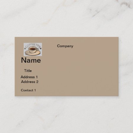 Business Cards  Coffee Design
